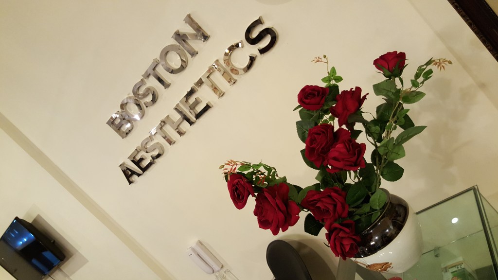 Reception area of Boston Aesthetics, 15-A, Hali Road, Lahore, Punjab, Pakistan | 03334046479