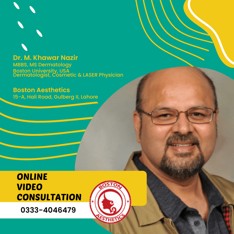 Online Video COnsultation with American Trained Dermatologist Dr. M. Khawar Nazir