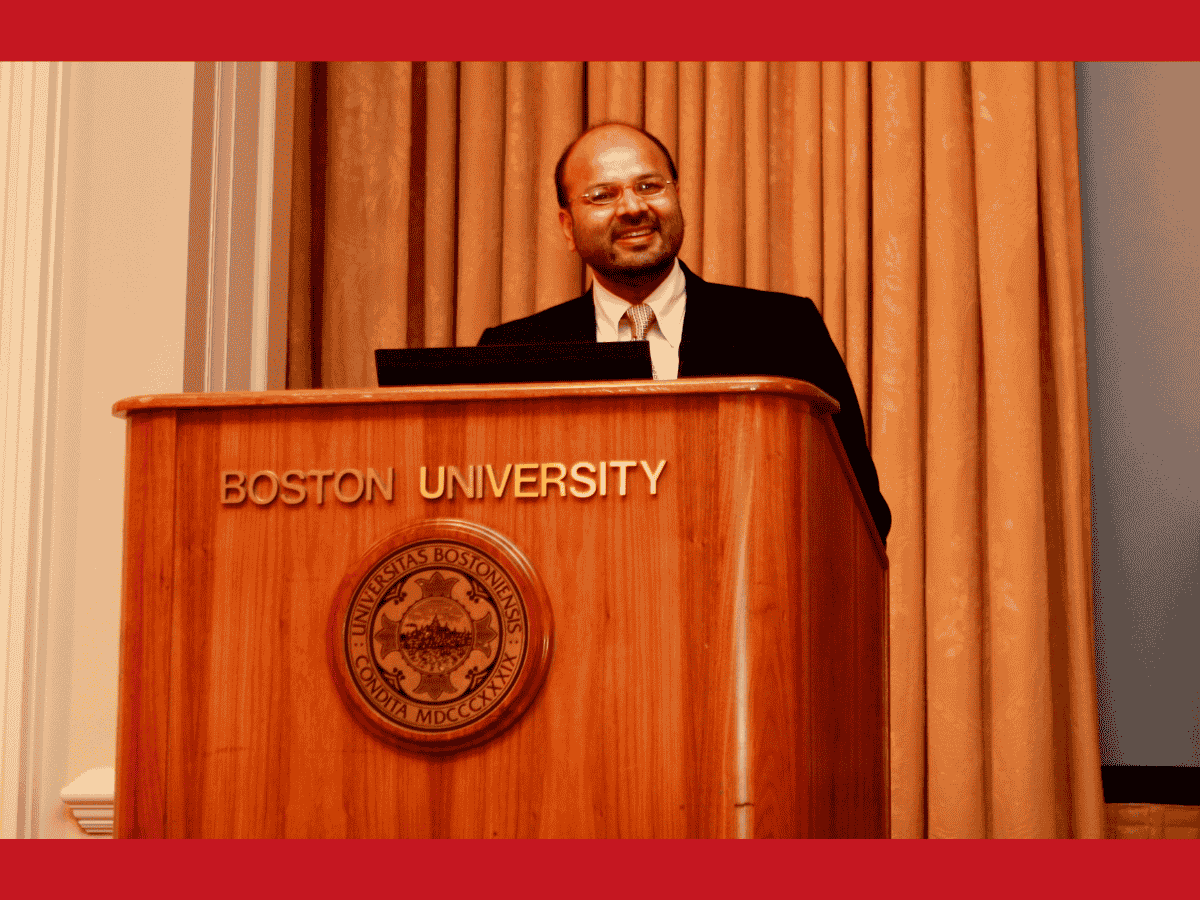 Dr. M. Khawar Nazir at Boston University graduation ceremony